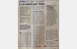 Dauphiné Libéré du 20/10/2014