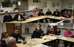 Réunion mensuelle du bureau 01/12/2014