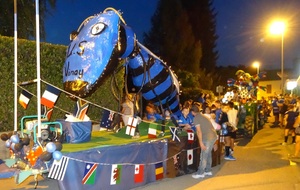 Une guêpe bleue et noire…