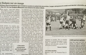 L'article de la semaine 09/10/2015