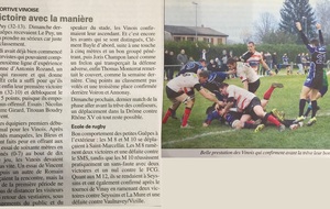 L'article de la semaine 11/12/2015