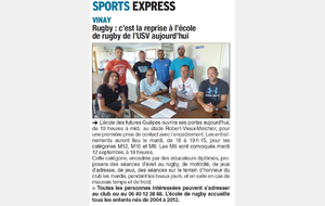 L'article d'hier 02/09/2017