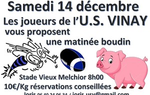 Matinée boudin 14 décembre