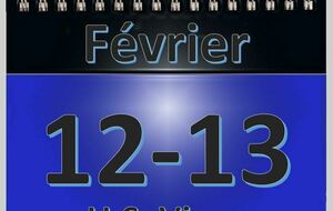 Programme du week-end 12,13 février