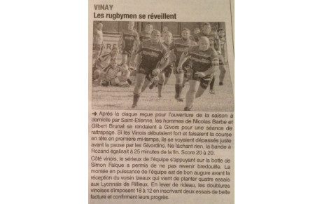 Dauphiné Libéré du 24/09/2014