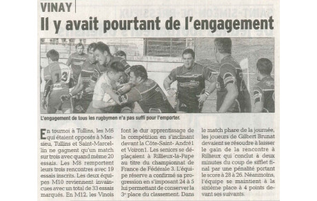 Dauphiné Libéré du 26/11/2014