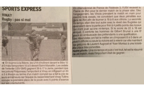 L'article du jour 03/12/2014