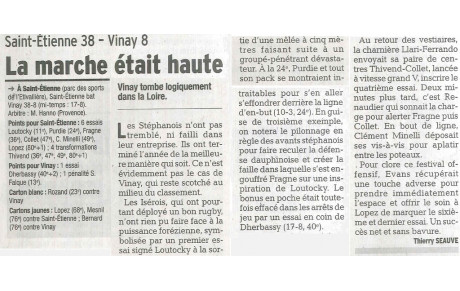 L'article du jour 15/12/2014