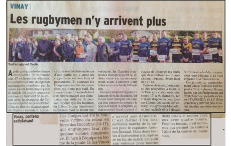 L'article du jour 13/01/2015