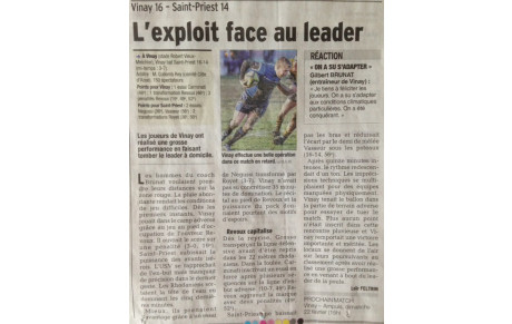 L'article du jour 16/02/2015
