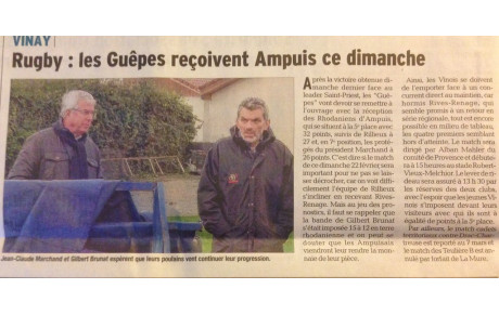 L'article du jour 21/02/2015
