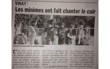 L'article du jour 10/03/2015