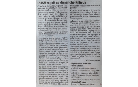 L'article de la semaine 27/03/2015 - 1