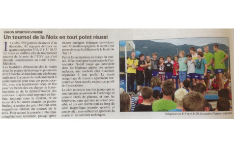 L'article de la semaine 26/06/2015