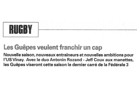 L'article de la semaine 31/07/2015