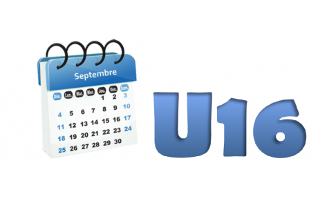 Calendrier U16 - 2015/2016