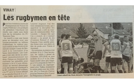L'article du jour 06/10/2015