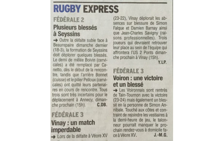 L'article du jour 03/11/2015