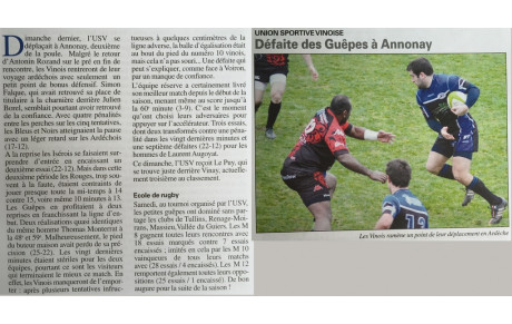 L'article de la semaine 05/12/2015