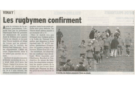 L'article du jour 16/12/2015