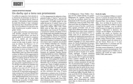 L'article de la semaine 25/03/2016