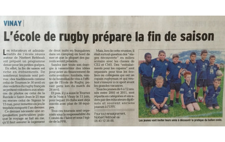 L'article du jour 18/04/2016