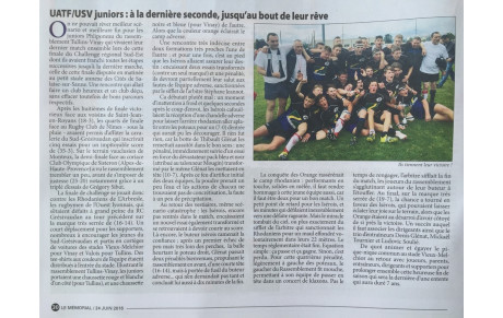 L'article de la semaine 25-06-2016