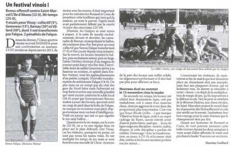L'article de la semaine 04-11-2016