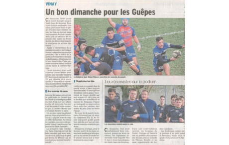 L'article de la semaine 22-11-2016