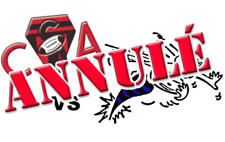 Encore un match annulé...