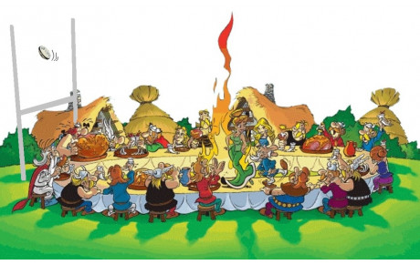 Repas des anciens joueurs...