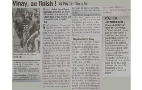 L'article du jour 10-04-2017