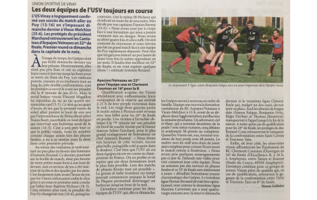 L'article de la semaine 21/04/2017