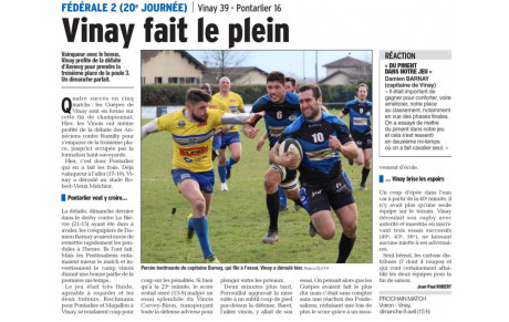 Les articles du jour 26/03/2018