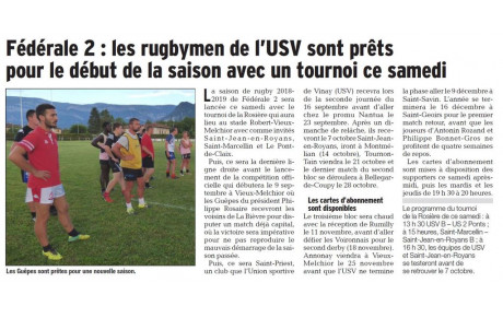 L'article du jour 25/08/2018