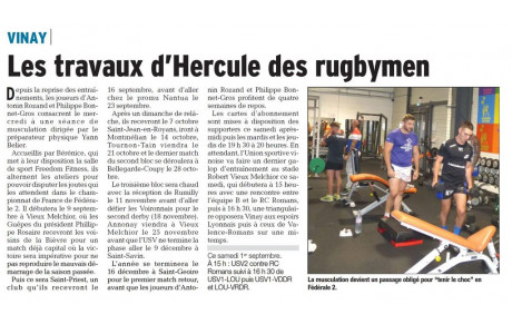 L'article du jour 31/08/2018
